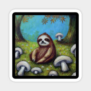 Sloth Colored Pencil Magnet