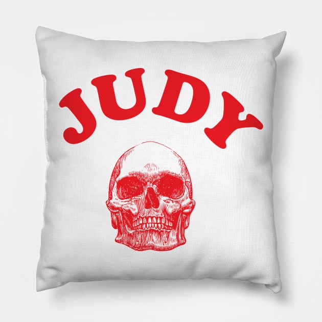 Judy two-dee Pillow by fakebandshirts