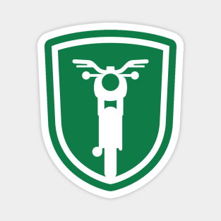 Scooter S50 S51 Crest (white) Magnet