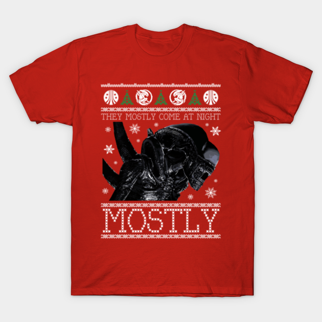 Xenomorph Aliens Christmas Knit - Aliens - T-Shirt