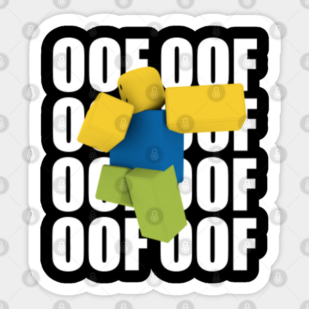 Roblox Oof Meme Dabbing Dab Noob Roblox Sticker Teepublic - dabbing noob meme roblox