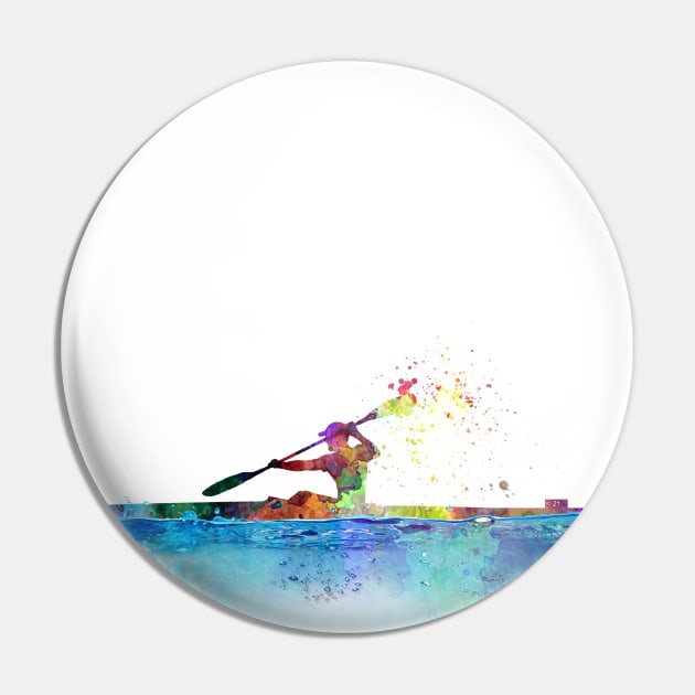 Kayak in watercolor Pin by PaulrommerArt