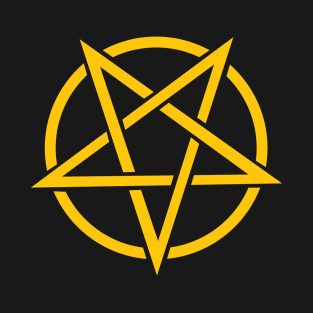 Yellow pentagram T-Shirt