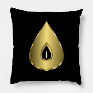 Shakti Yoga Teardrop Meditation Candle - Gold Pillow