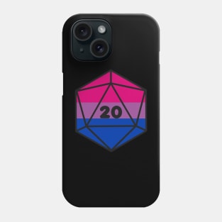 D20 - Bisexual Pride Dice Phone Case