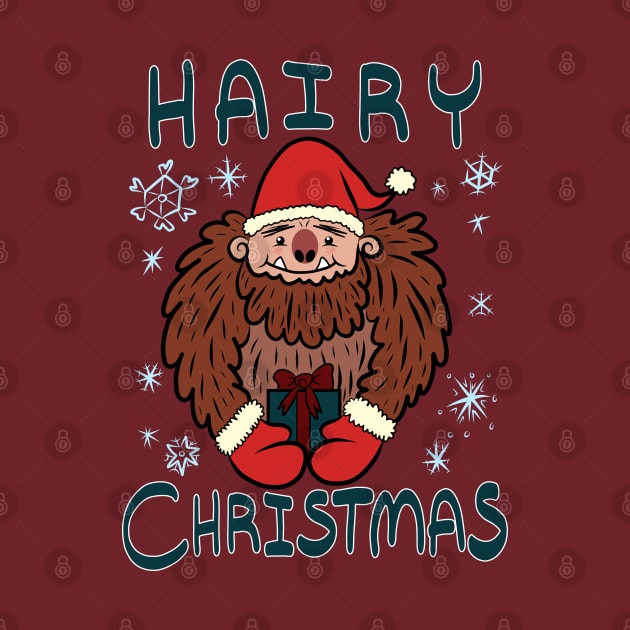 Hairy Christmas by stevenselbyart