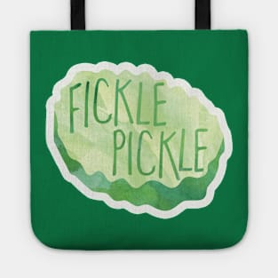 Fickle Pickle - funny saying Tote