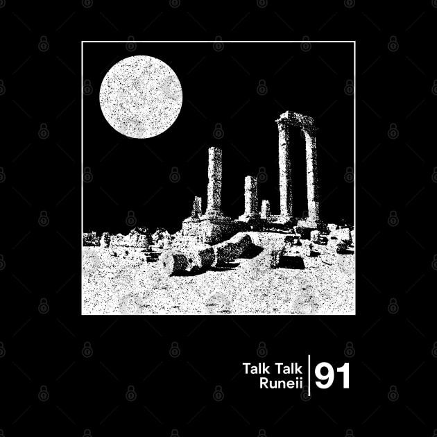 Talk Talk - Runeii / Minimal Style Graphic Artwork Design by saudade