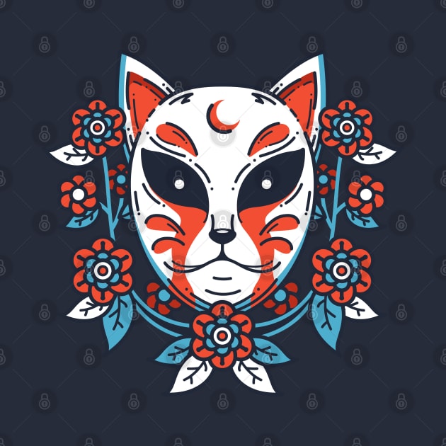 Oni Cat Mask by machmigo