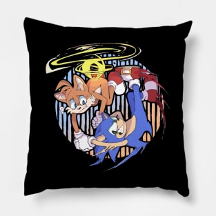 Sonic Art Work Pillow