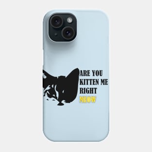 Are You Kitten Me Right Meow Phone Case