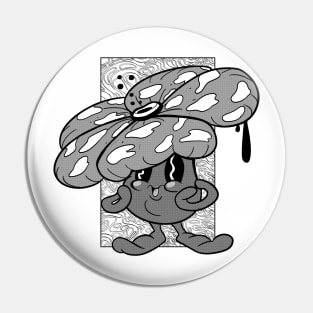 Trippy Mushroom Flower Pal Pin