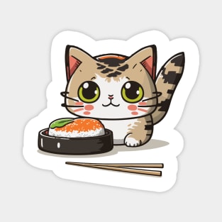 Sushi Cat Magnet