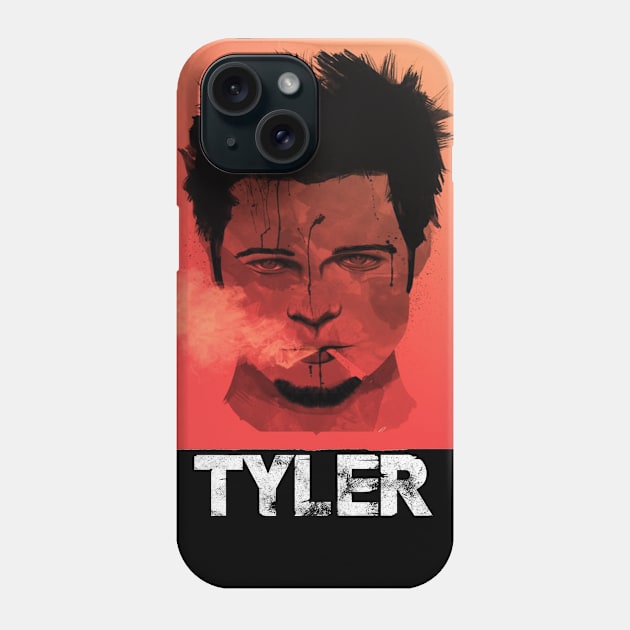 Tyler red Phone Case by Clathrus