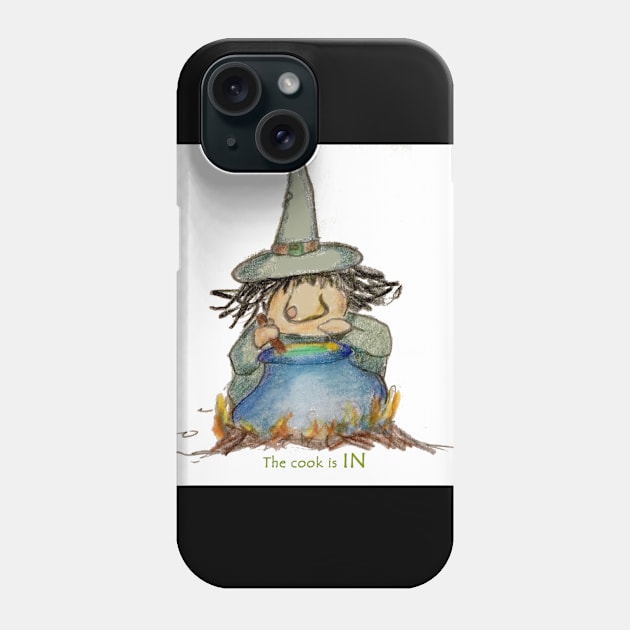 Witchy Cook Phone Case by Rawcanvas