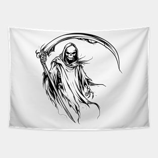 Gothic Grim Reaper Tapestry