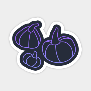 Three pumpkins Magnet