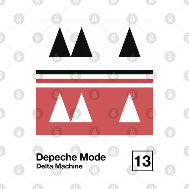 Delta Machine / Minimalist Style Graphic Artwork Design by saudade