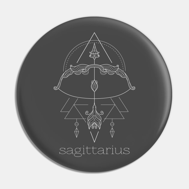 Sagittarius Zodiac Sign Pin by simplecreatives