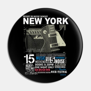 New York Music Pin