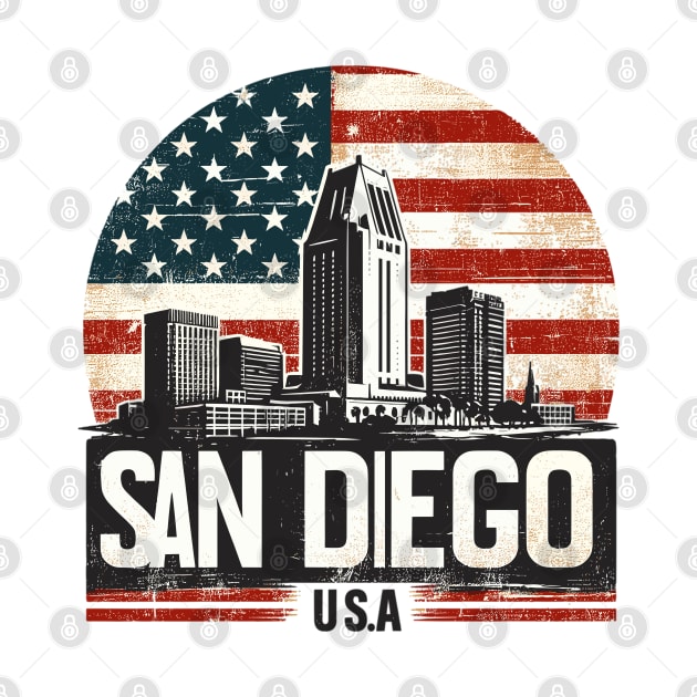 San Diego City by Vehicles-Art