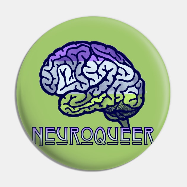 Neuroqueer Genderqueer Pin by LondonAutisticsStandingTogether