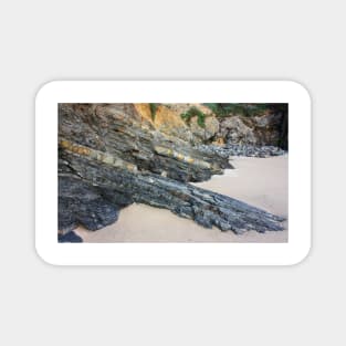 Crawling Slowly.. Outcrop at the Panther Beach, Highway 1, California Magnet