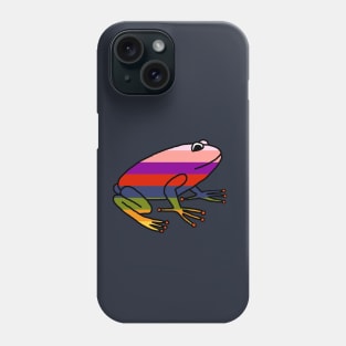 Cute Rainbow Frog Phone Case