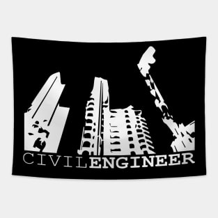 civil engineer, building, engineering Tapestry