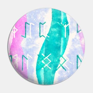 Pastel Runes Pin