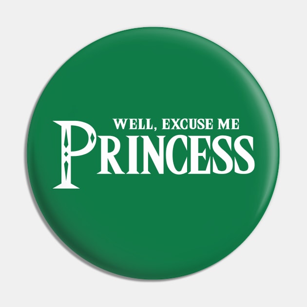 The Legend of Princess (White) Pin by HeroInstitute