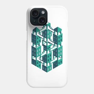 Twisted towers Phone Case