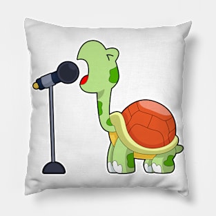 Turtle Singer Microphone Music Pillow