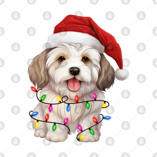 Christmas Dog Coton De Tulear by Astramaze