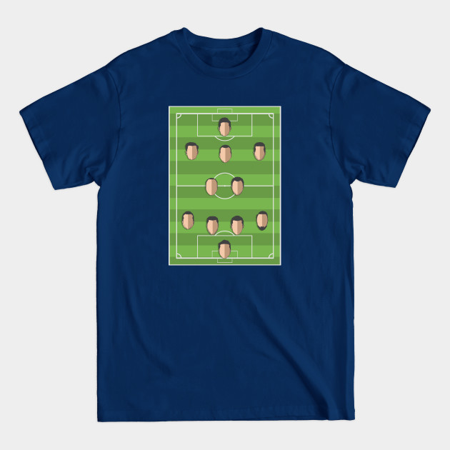 Disover Football Formation 4-2-3-1 - Football - T-Shirt