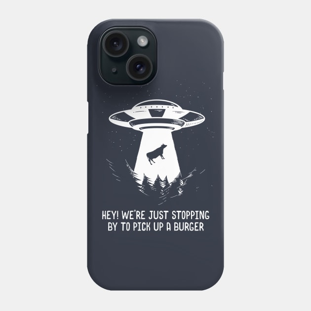 Alien Drive-Thru Phone Case by n23tees