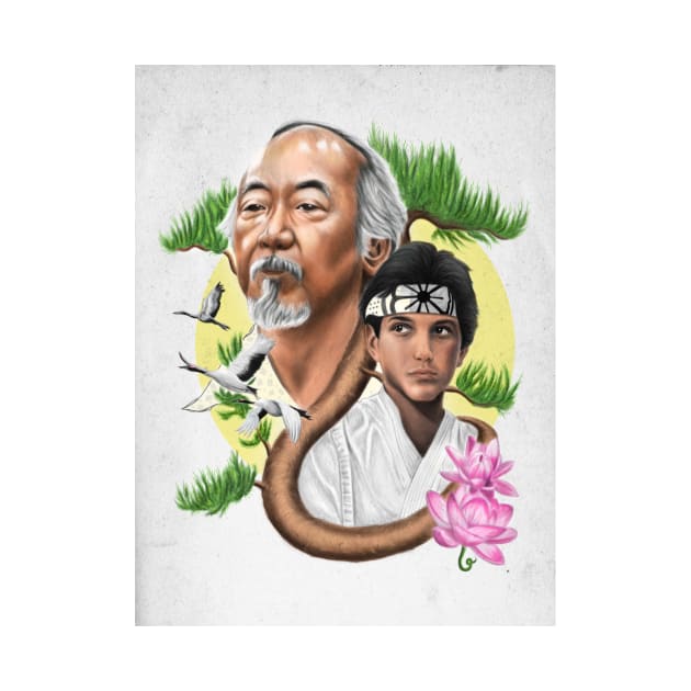 Daniel and Miyagi by Stephen Campanella