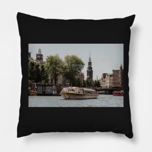 Canal Cruise in Amsterdam Pillow