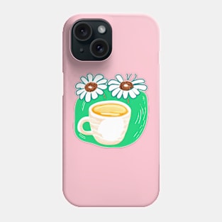 Tea Cup & Daisy Phone Case