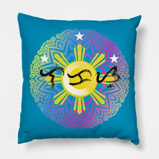 Baybayin word Lakas (Strength) Pillow