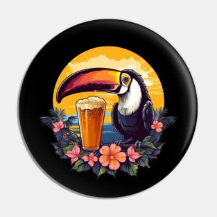 Toucan with Beer Pin