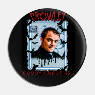 Crowley Bloody King Of Hell Pin