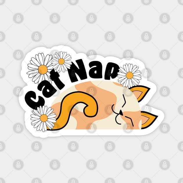 Cute Cat Nap Magnet by ameemax