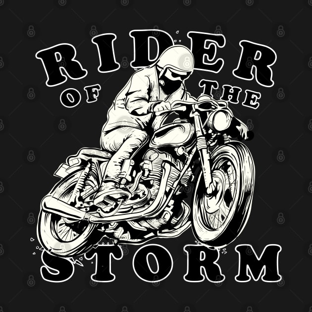 Rider of the storm ( Cafe Racer Edit ) by Wulfland Arts