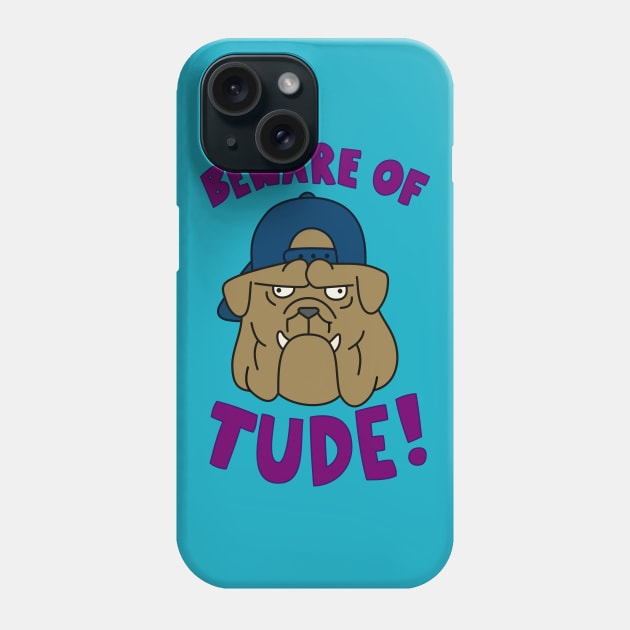 Beware of Tude - Mabel's Sweater Collection Phone Case by Ed's Craftworks