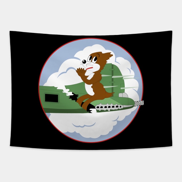 414th Bombardment Squadron (Heavy) wo Txt Tapestry by twix123844