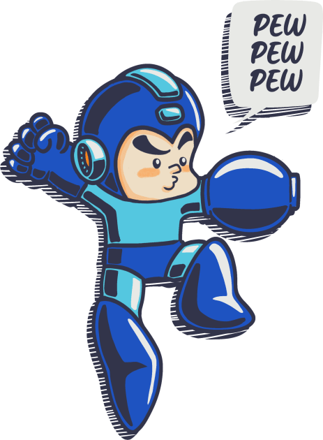 RockMan Kids T-Shirt by goomba1977