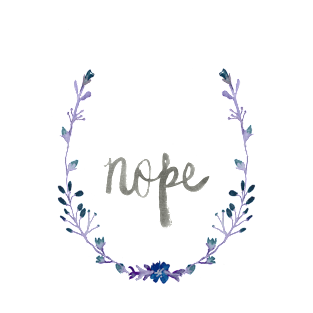 NOPE -BLUE AND PURPLE T-Shirt