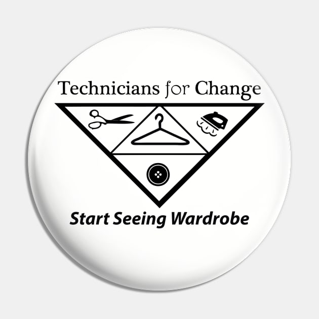 Start Seeing Wardrobe □ (black) Pin by Technicians for Change