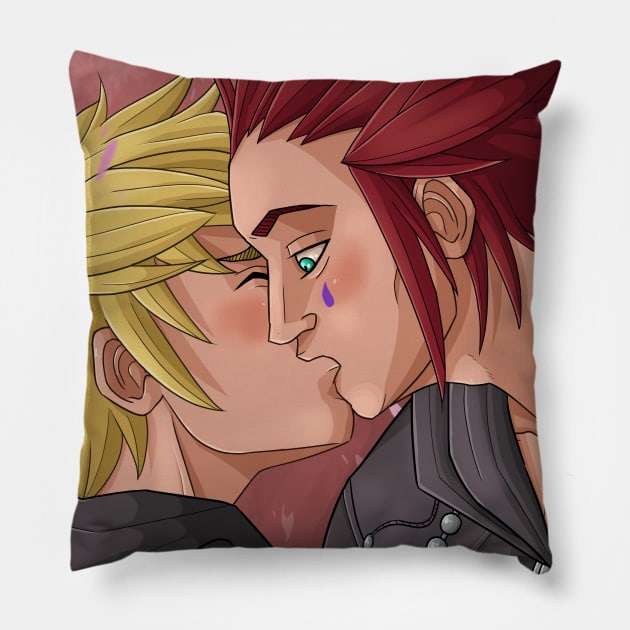 Surprise Smooch! Pillow by Dapper Draws